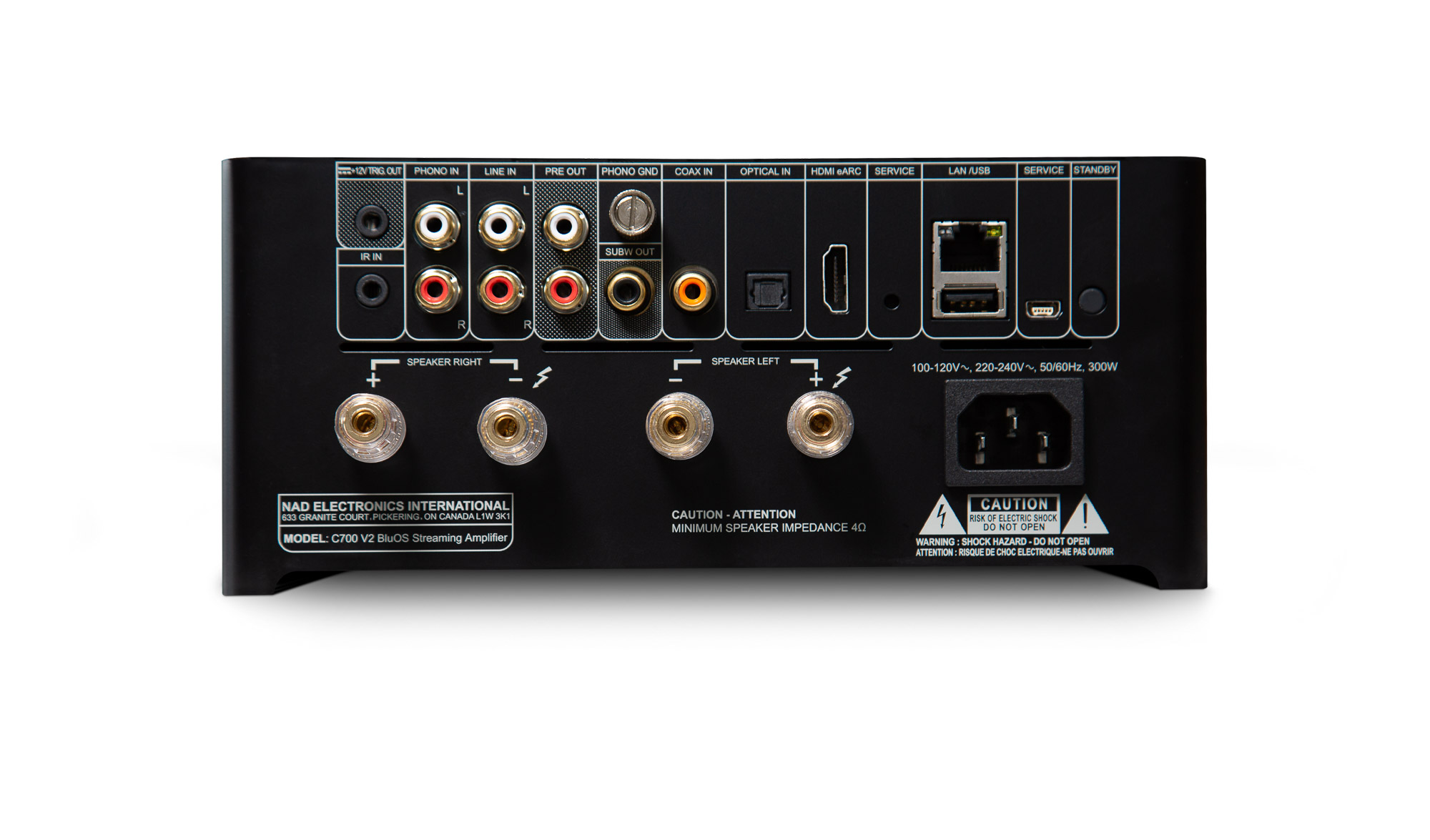 NAD C 700 V2 BluOS Streaming Verstärker