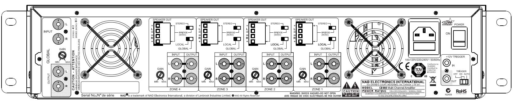 NAD CI 980 Endverstärker