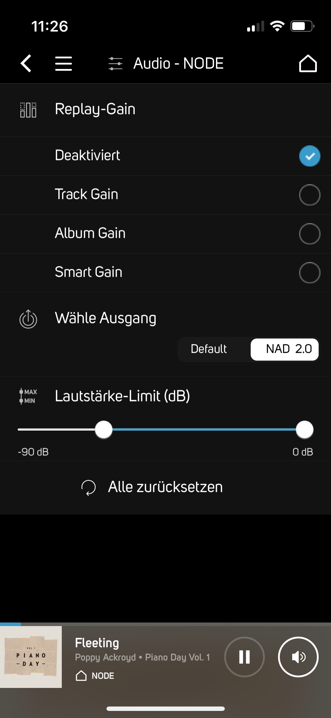 Bluesound USB Ausgang