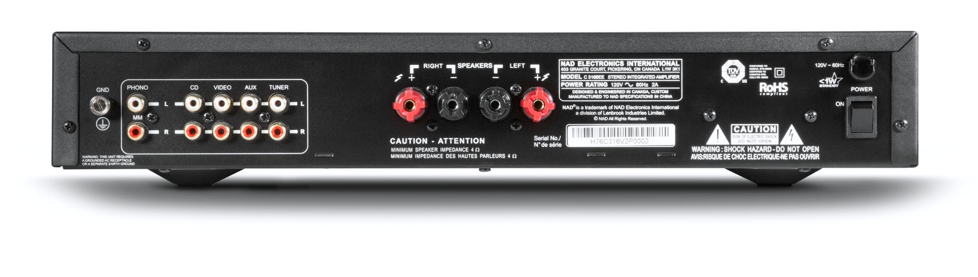 NAD C 316BEE V2 Vollverstärker